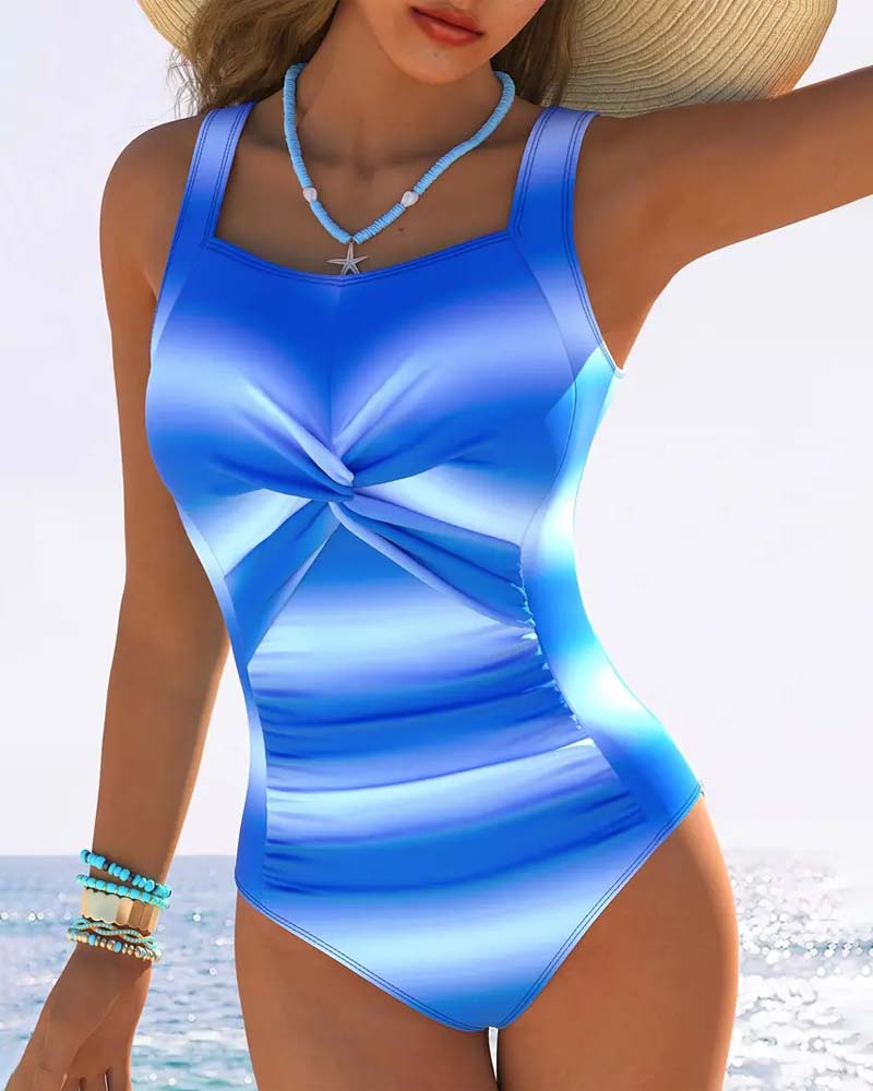 Eleanor | Gradient Blue One-Piece 2