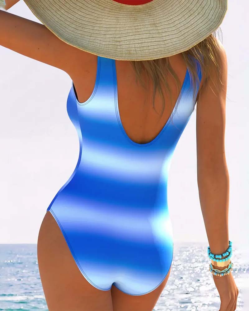 Eleanor | Gradient Blue One-Piece 3