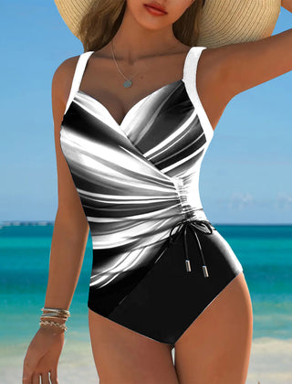 Eleanor | Gradient Drawstring One-Piece Swimsuit 6