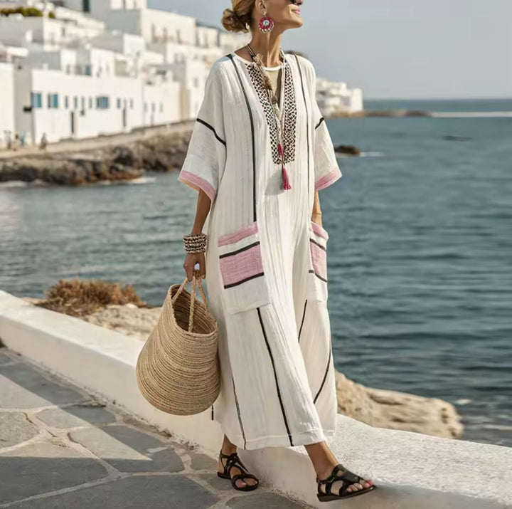 Elegant Mary - Long Strand Dress for a Stylish Summer Look 2
