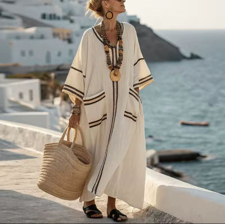 Elegant Mary - Long Strand Dress for a Stylish Summer Look 4