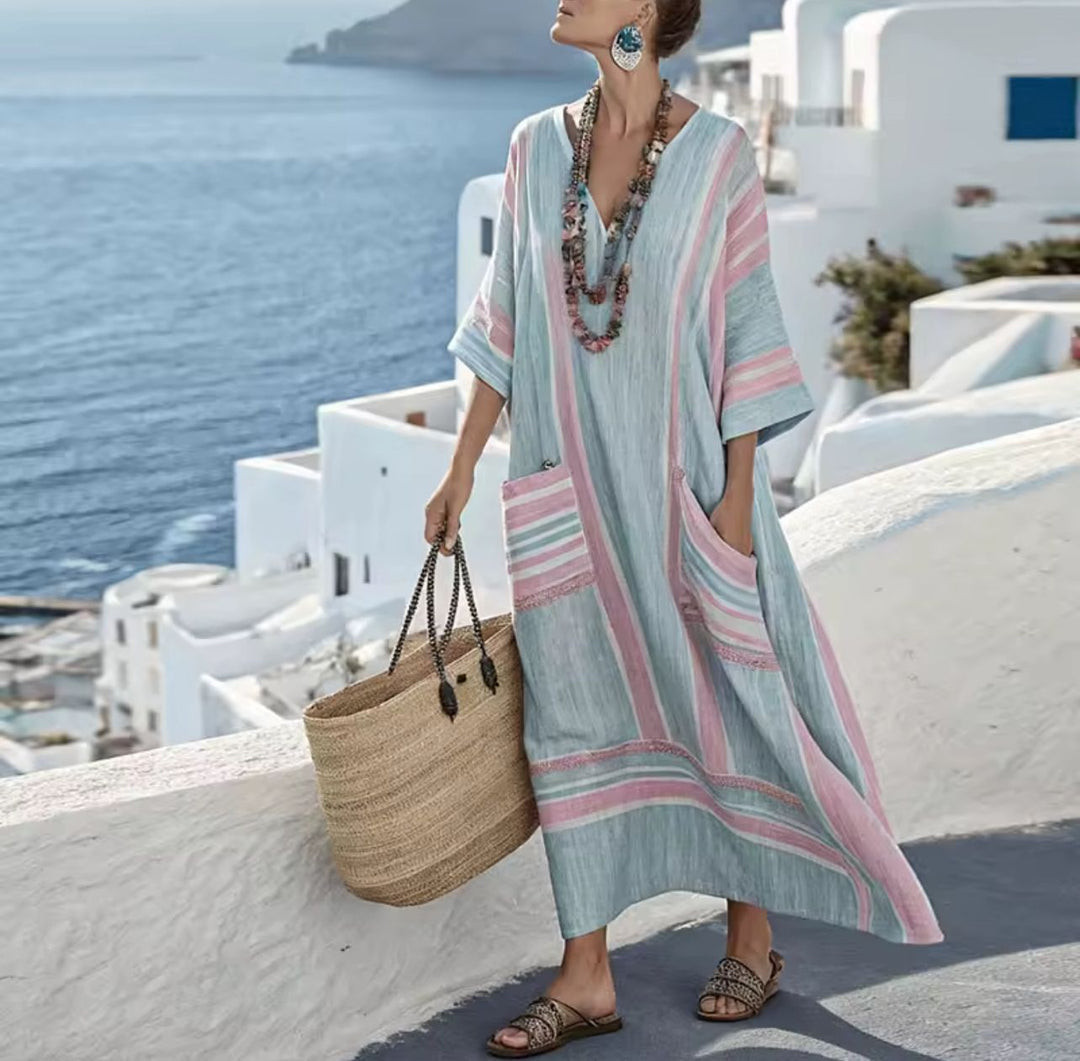 Elegant Mary - Long Strand Dress for a Stylish Summer Look 7