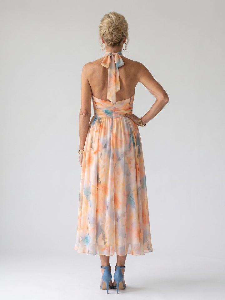 Elin | Soft Halter Midi Dress 2