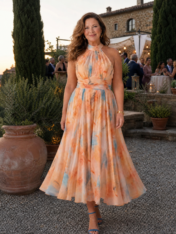 Elin | Soft Halter Midi Dress 5
