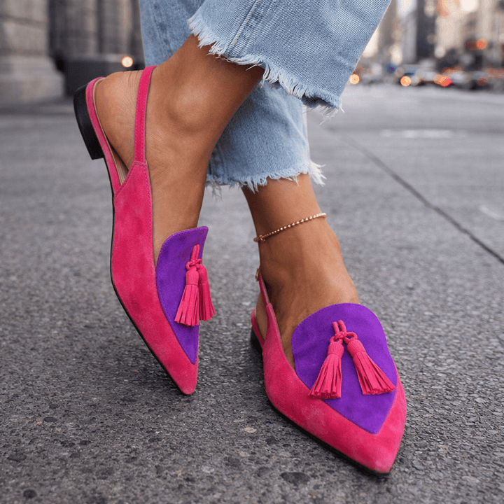Eliza | Strappy Tassel Sandals 2