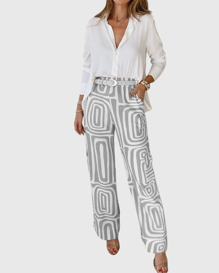 Emilia™ | Stylish Pants + Free Blouse & Belt 4