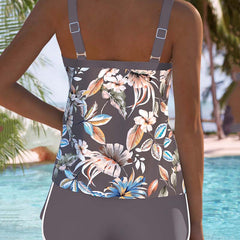 Evie | U-Neck Floral Tankini 1
