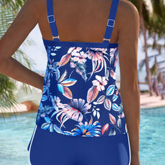 Evie | U-Neck Floral Tankini 7
