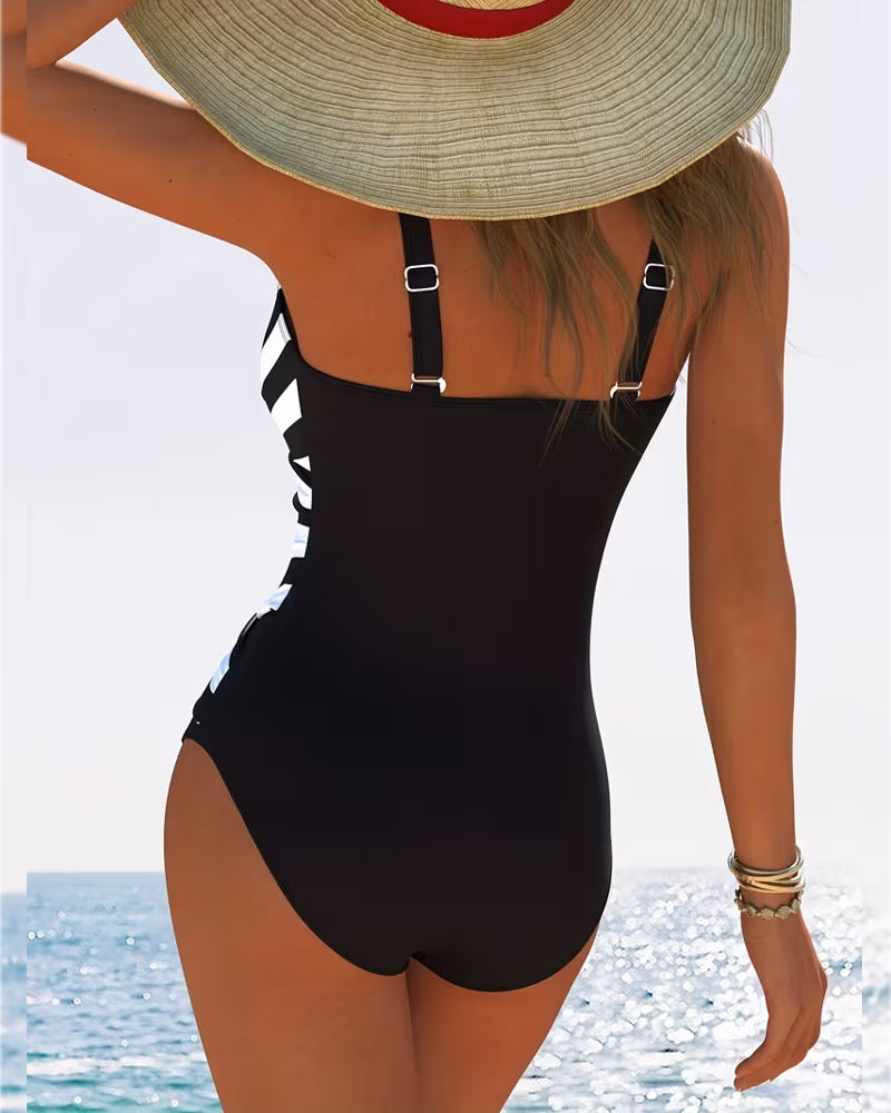 Florence | Striped One-Piece Swimsuit 2