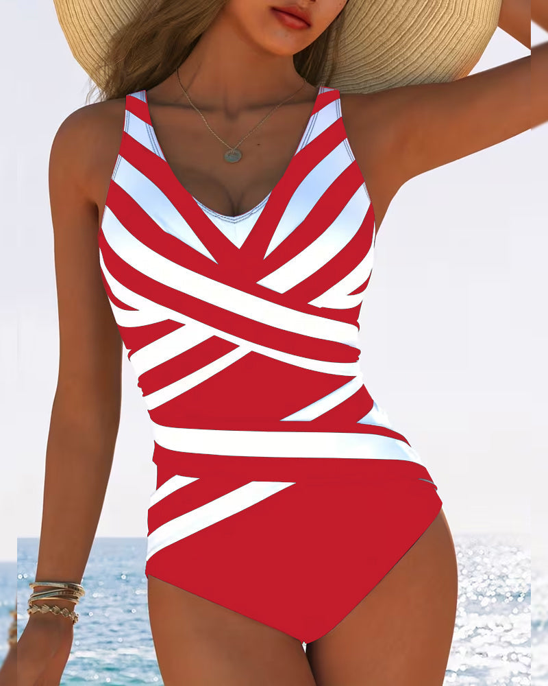 Florence | Striped One-Piece Swimsuit 3