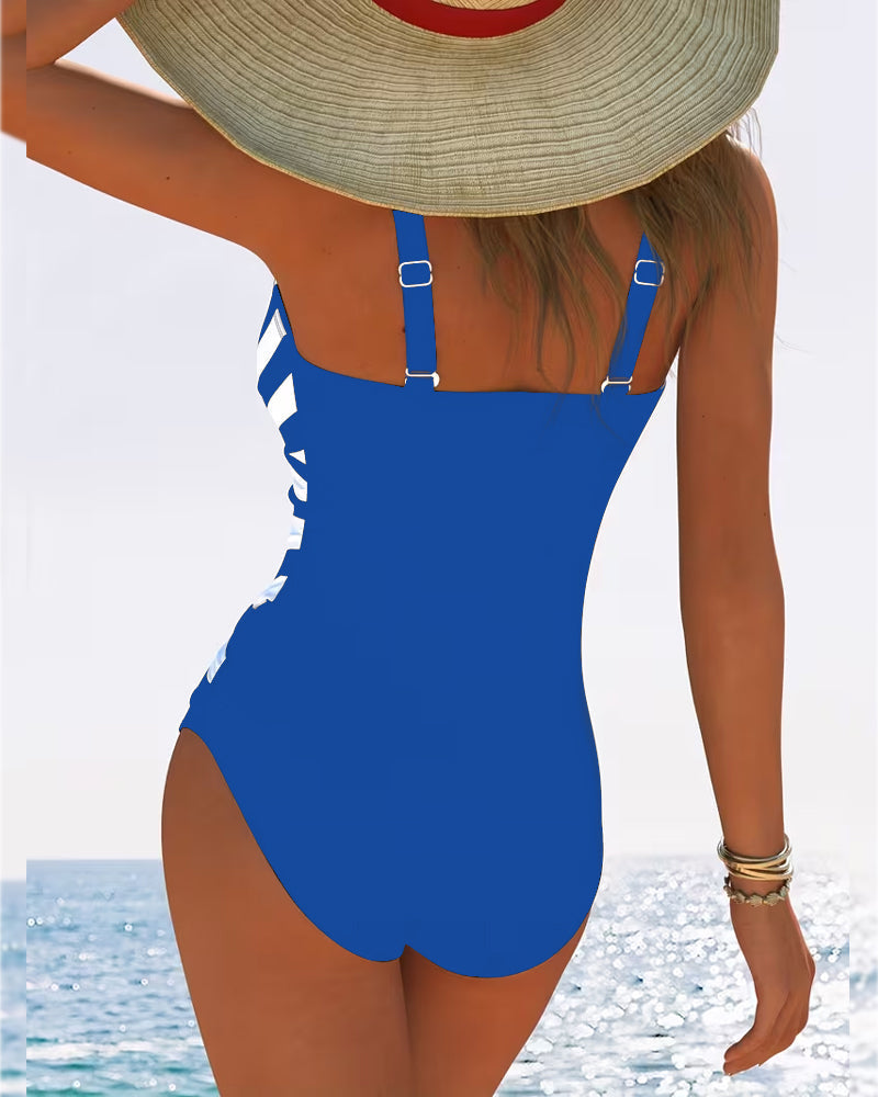 Florence | Striped One-Piece Swimsuit 7