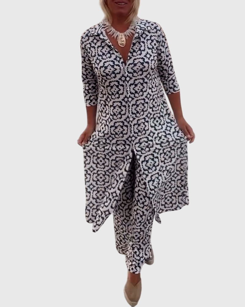 Gabriella™ | Elegant Vintage Two-Piece Set 0