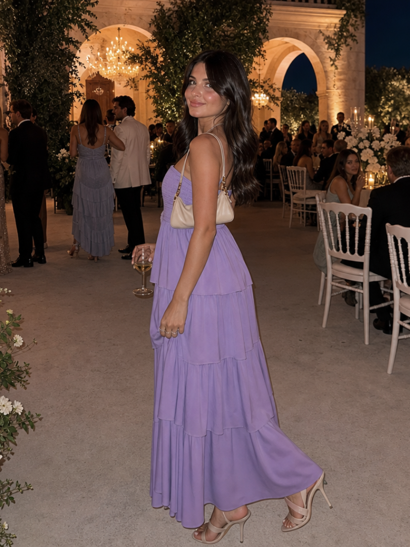 Gemma | Strapless Smocked Bodice Midi Dress 5