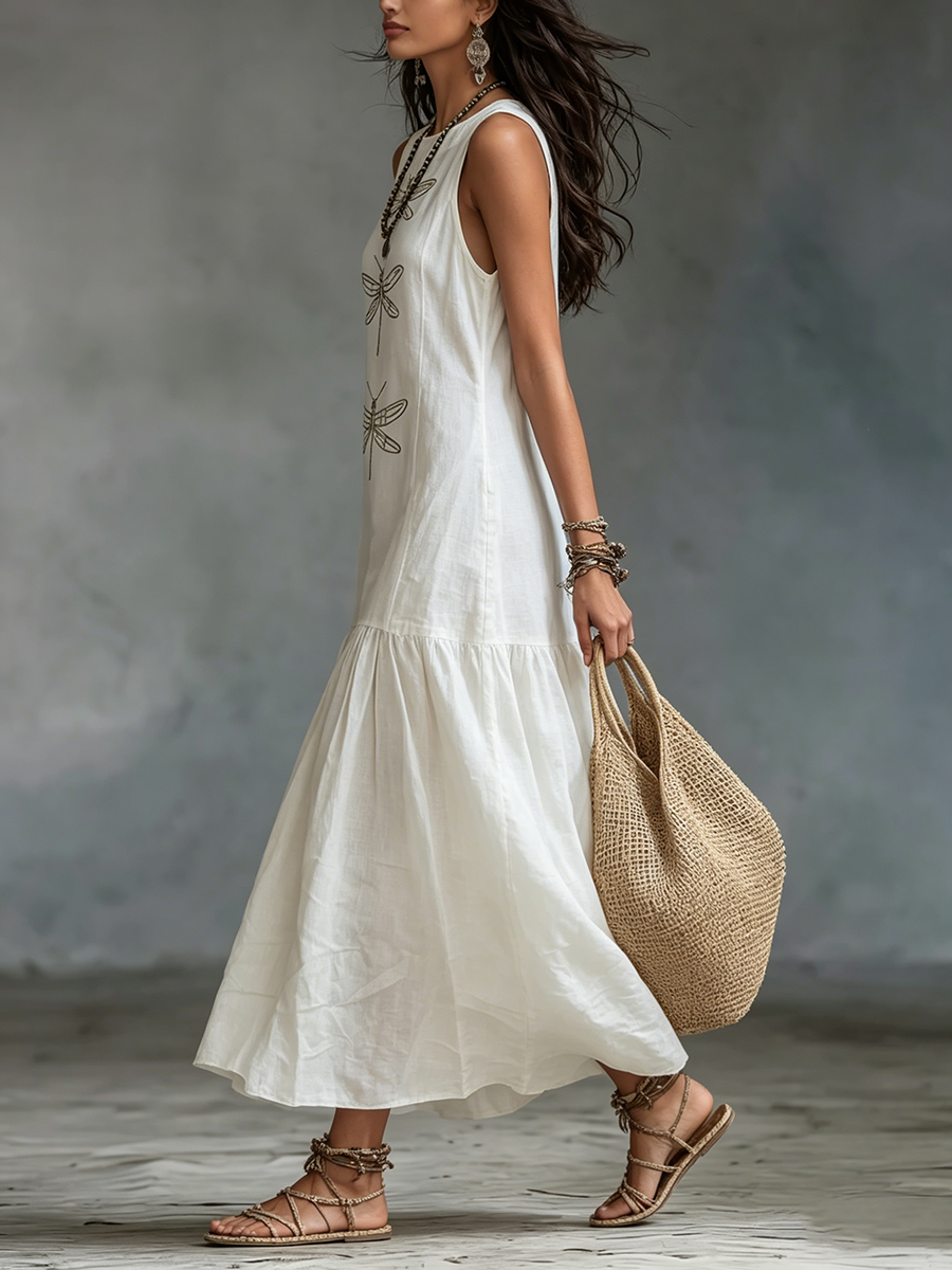 Geneva - Sleeveless Maxi Dress 6