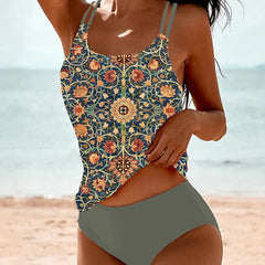 Georgia | Flower Print Tankini 3