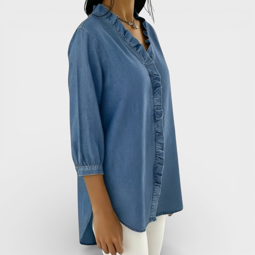 Heather | Elegant Ruffled Blouse 1