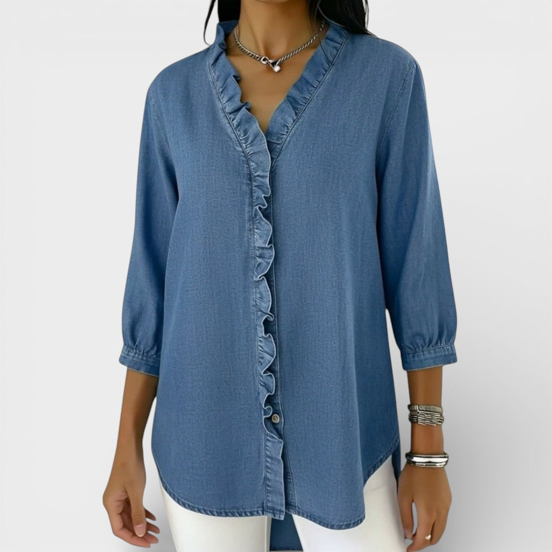 Heather | Elegant Ruffled Blouse 2