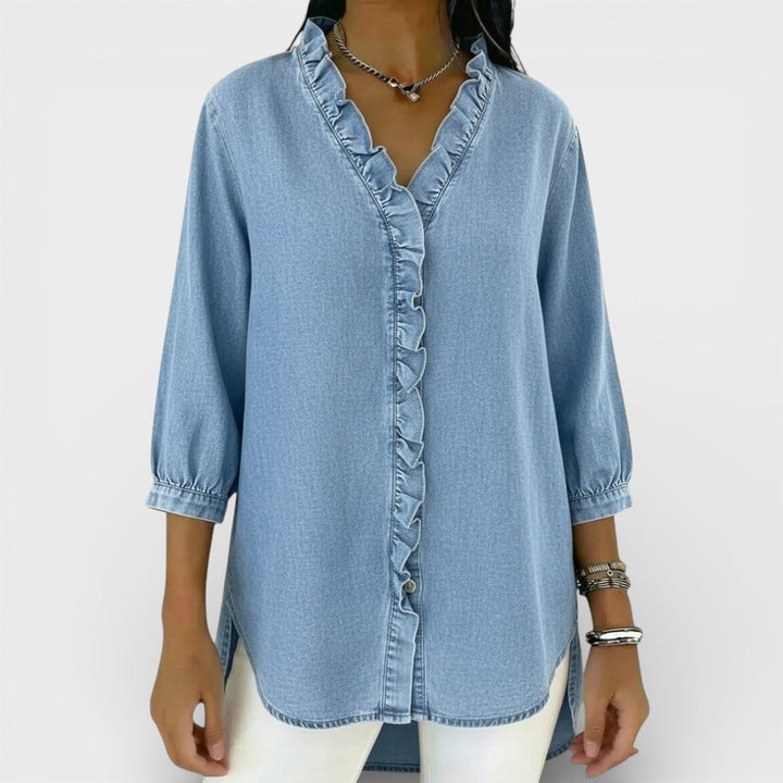 Heather | Elegant Ruffled Blouse 4