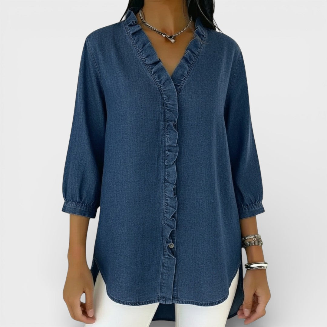 Heather | Elegant Ruffled Blouse 5