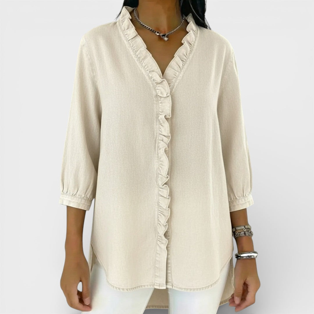 Heather | Elegant Ruffled Blouse 6