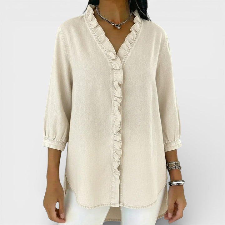 Heather | Elegant Ruffled Blouse 6
