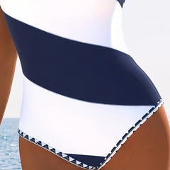 Isabella | Striped One-Piece Swimsuit 2