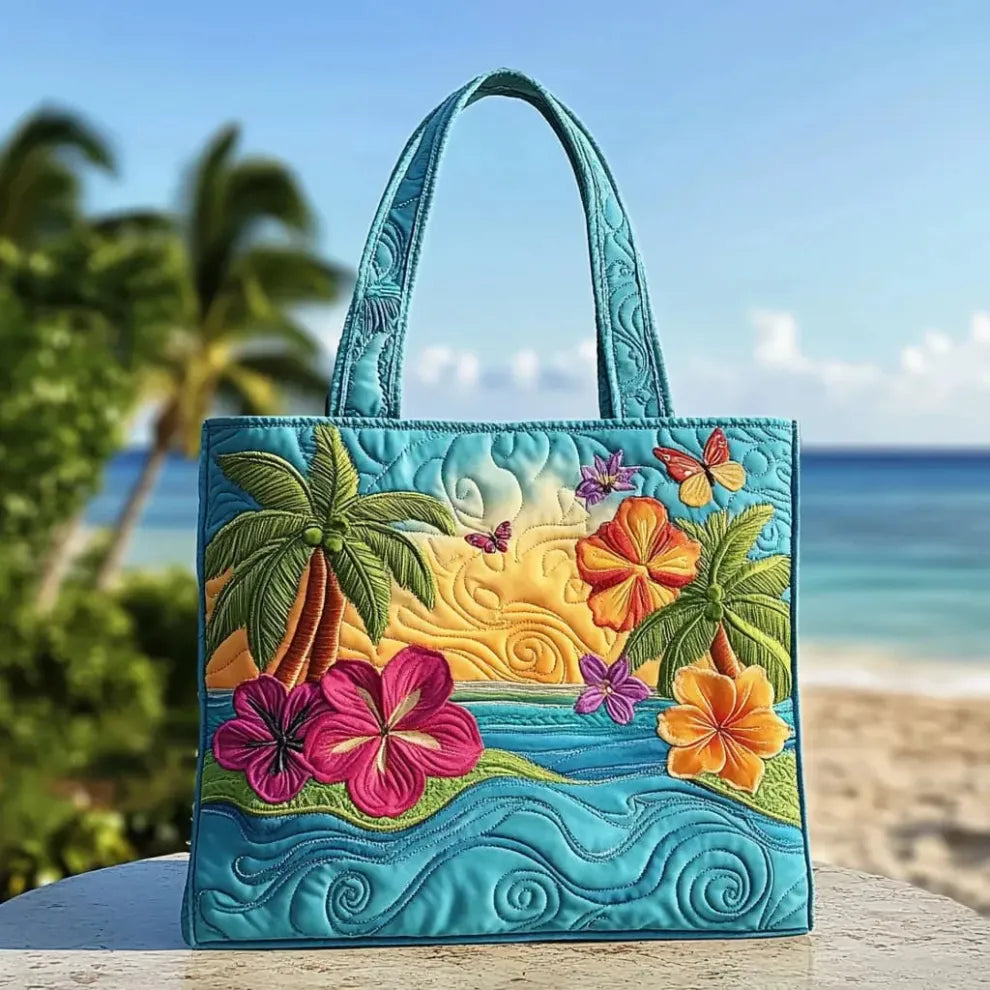 Island Breeze | Handmade Quilted Tote 0