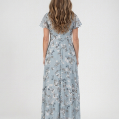 Ismeria | Floral Chiffon Maxi Dress 2