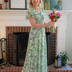 Ismeria | Floral Chiffon Maxi Dress 7