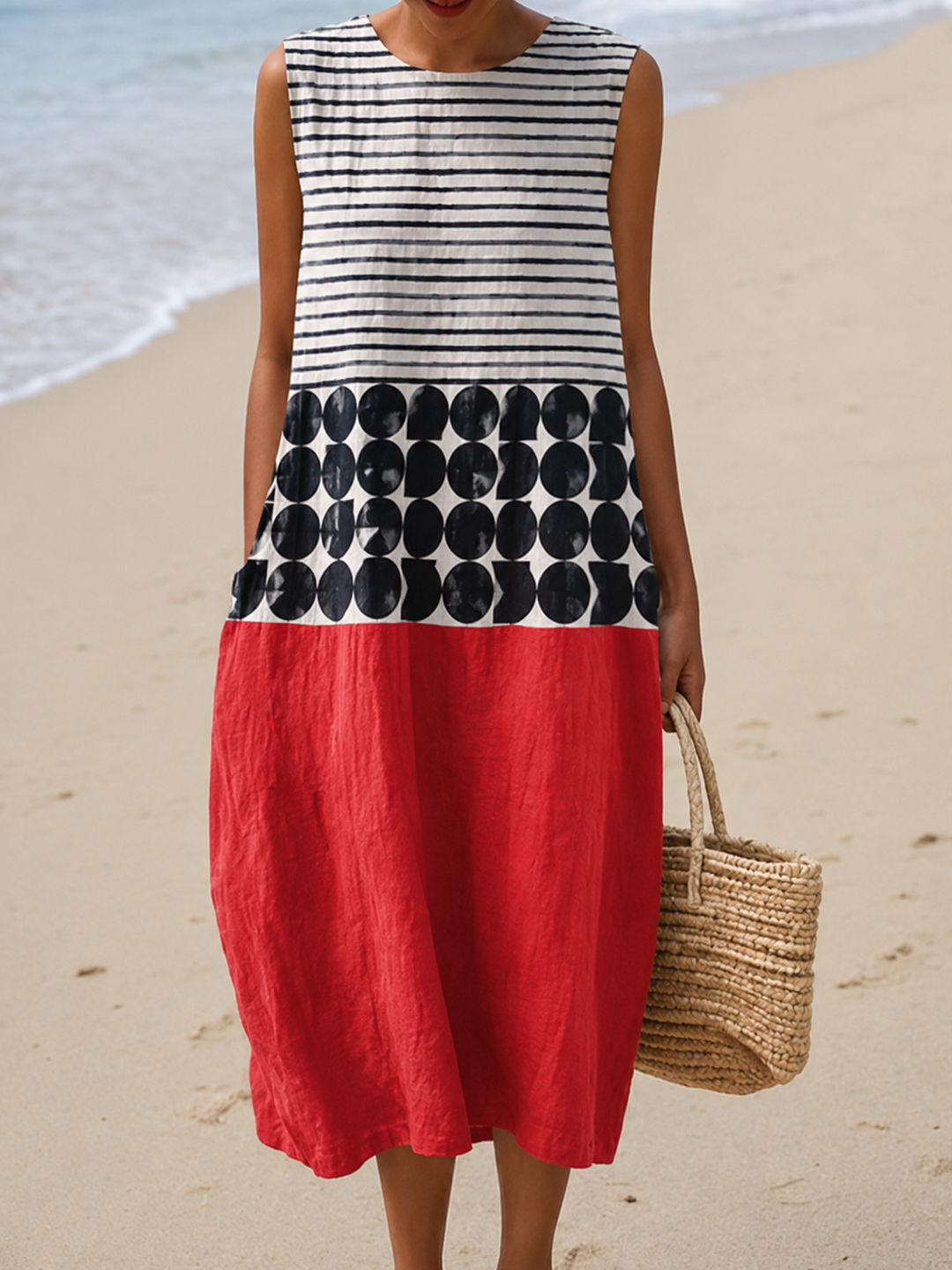 Jane™ Colorblock Midi Dress 0
