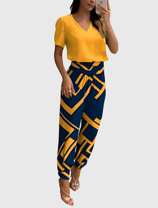 Jennifer™ | Stylish Blouse and Pants Set 0
