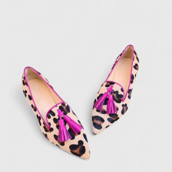 Jheanna Loafers for Women | Leopard Print, Cushioned Comfort 0