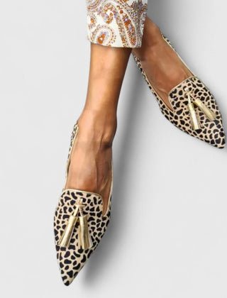 Jheanna Loafers for Women | Leopard Print, Cushioned Comfort 1