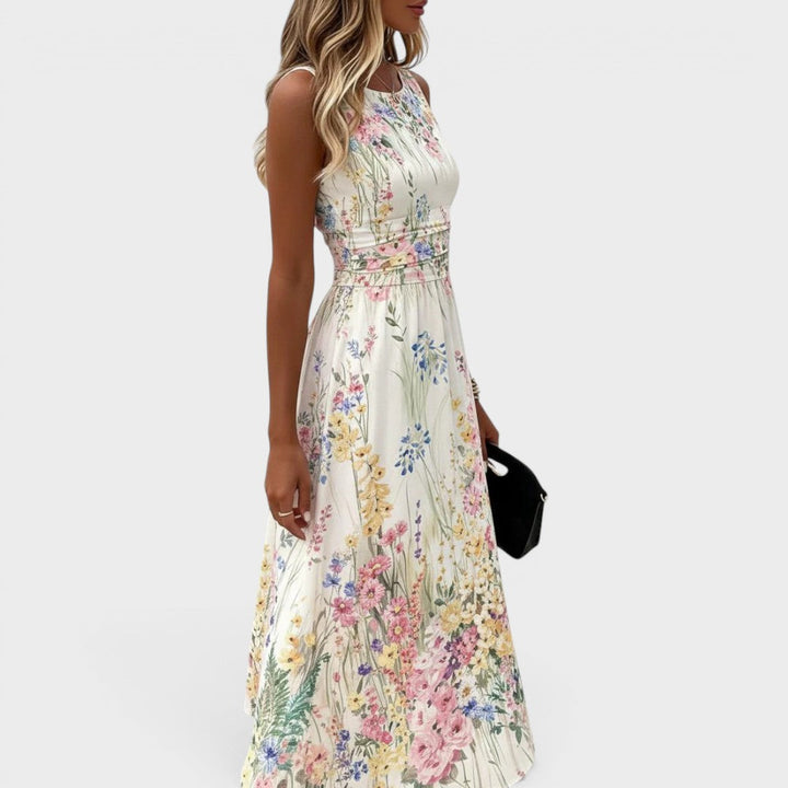 Kimberly - Sleeveless Floral Midi Dress 2