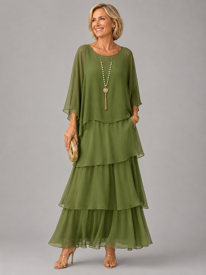 Lara™ | Elegant Flowing Maxi Dress 0