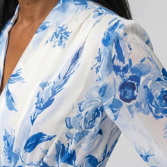 Lillian | Floral Long Sleeve Wrap Maxi Dress 4
