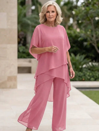 Linda | Suit with draped palazzo pants 9