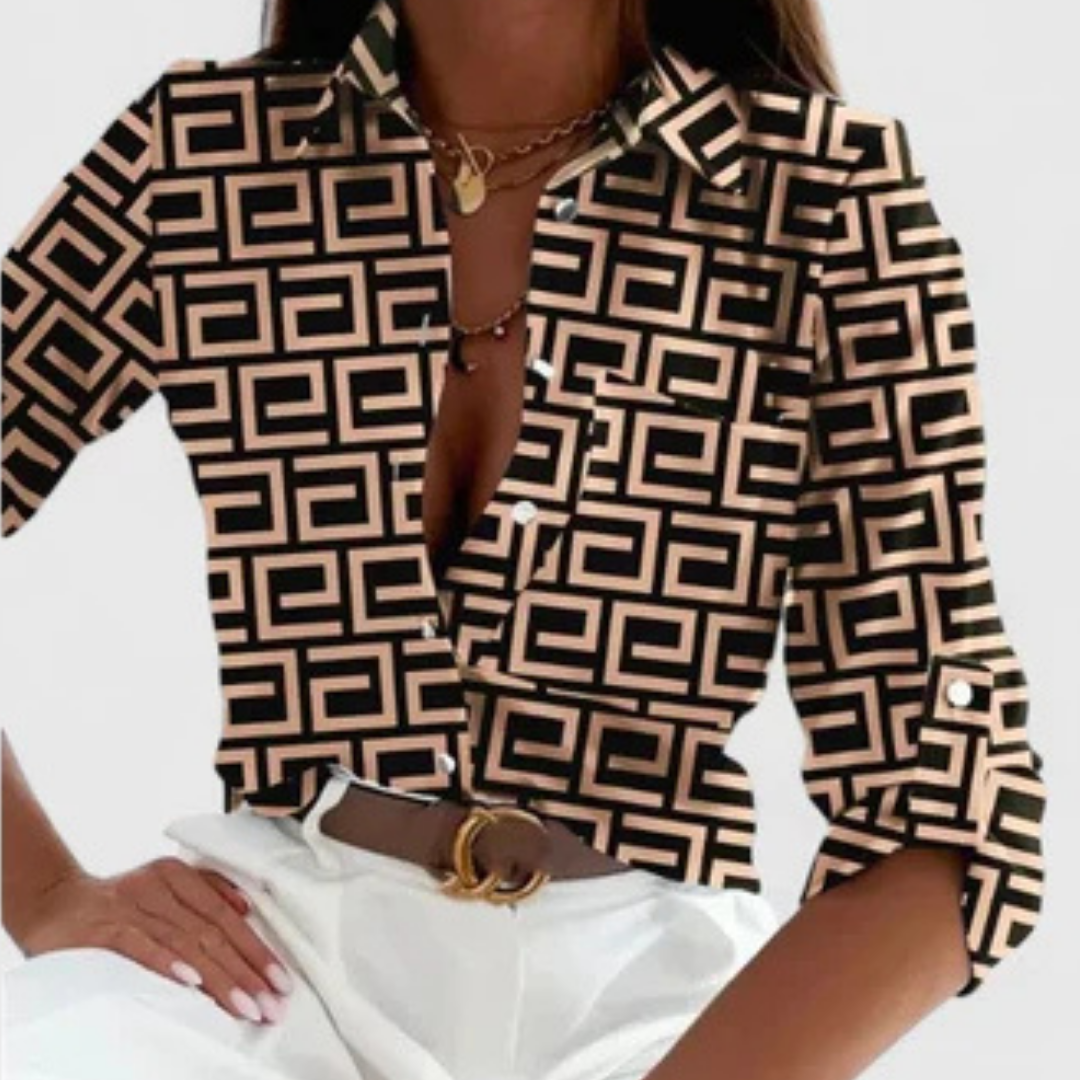 Lisette | Elegant Long Sleeve Blouse 0