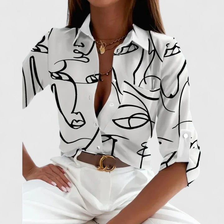 Lisette | Elegant Long Sleeve Blouse 3