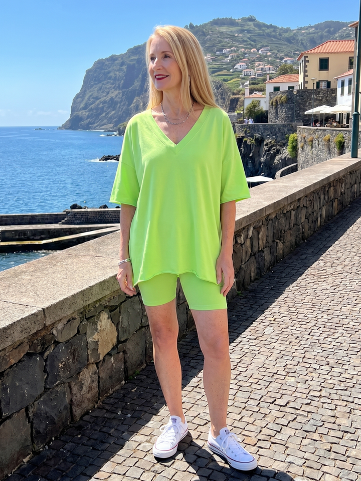 Lucinda | V Neck Top And Shorts Relaxed Fit Set 6