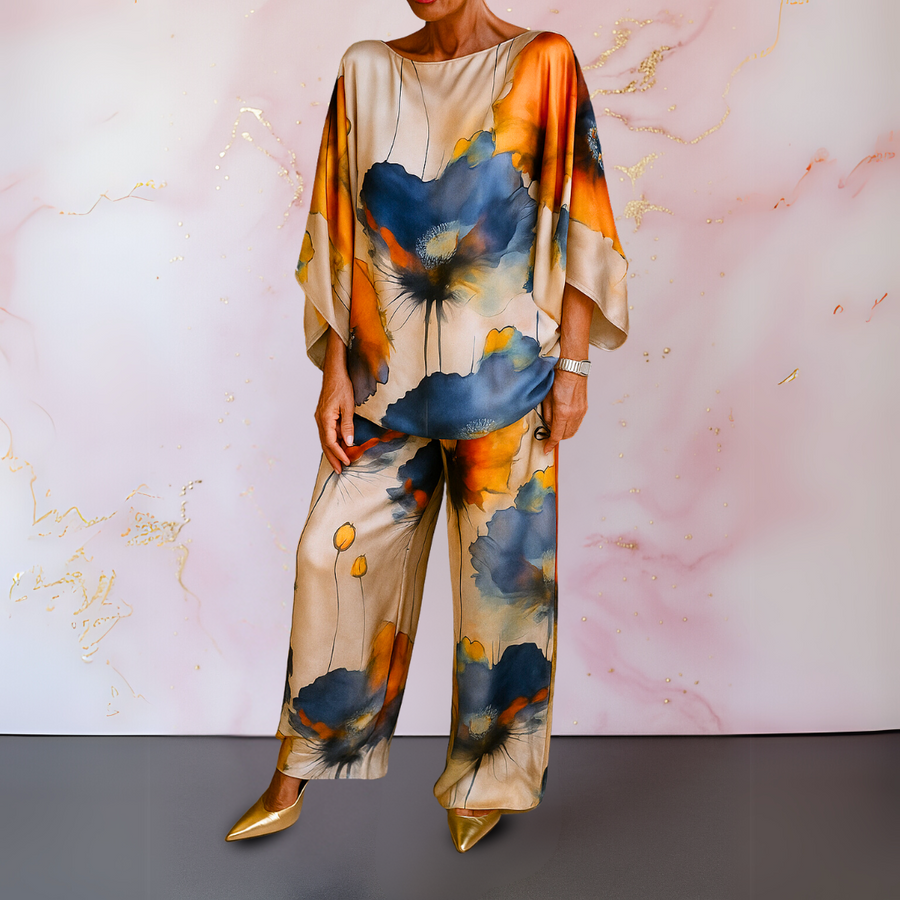 Maelora™ | Satin Two-Piece Women's Set 0