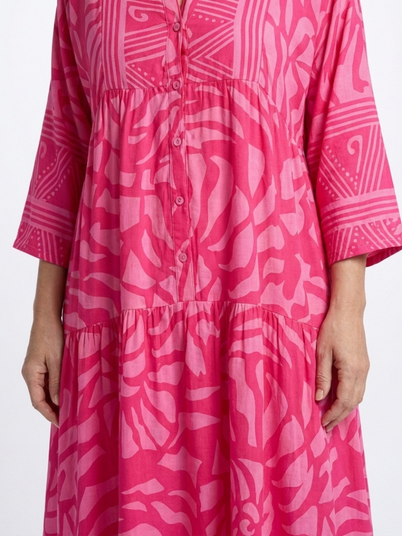 Marielle | Button Front Midi Dress 2