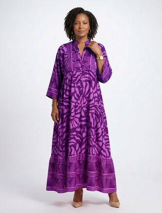 Marielle | Button Front Midi Dress 4
