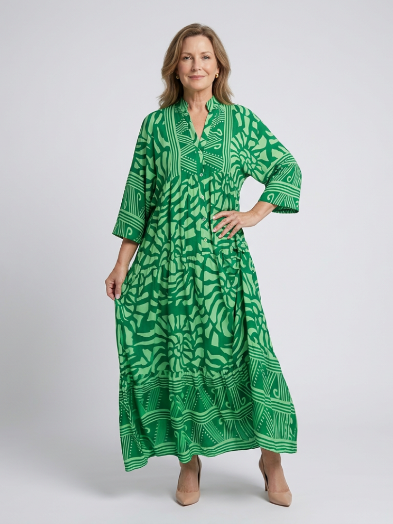 Marielle | Button Front Midi Dress 5