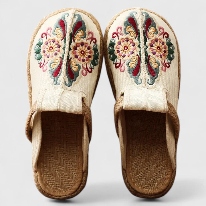 Marousse | Comfortable Handmade Floral Mules 0