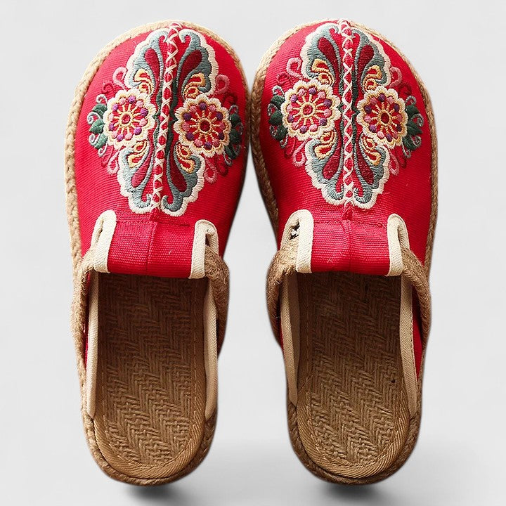 Marousse | Comfortable Handmade Floral Mules 1