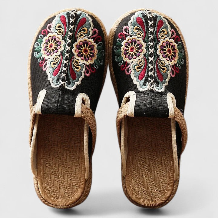 Marousse | Comfortable Handmade Floral Mules 2