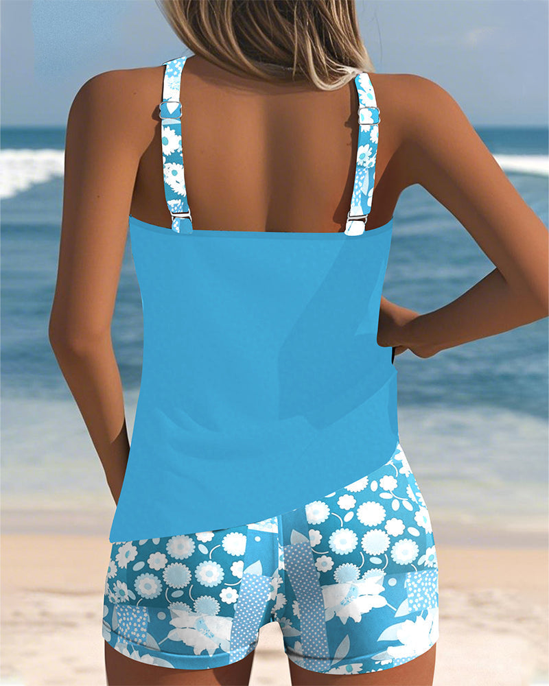 Matilda | Flower Print Swimsuit Set 3