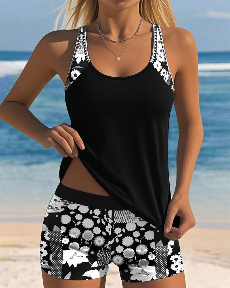 Matilda | Flower Print Swimsuit Set 6