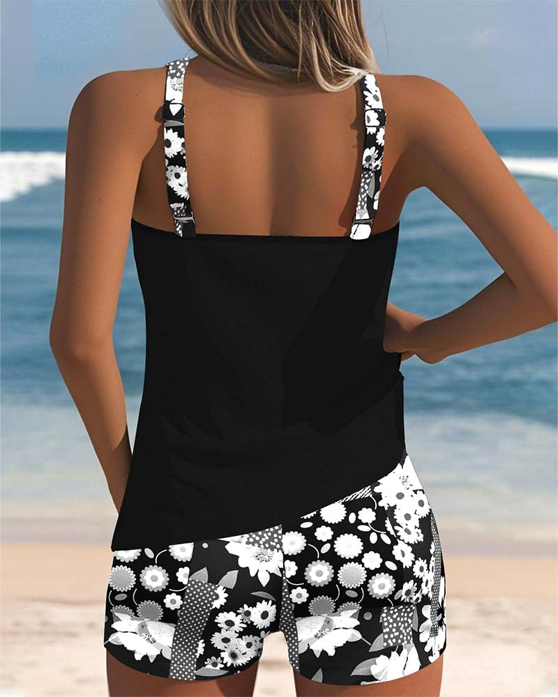 Matilda | Flower Print Swimsuit Set 7